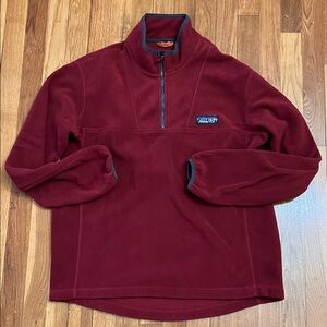 Hawke & Co Red Fleece Pullover
